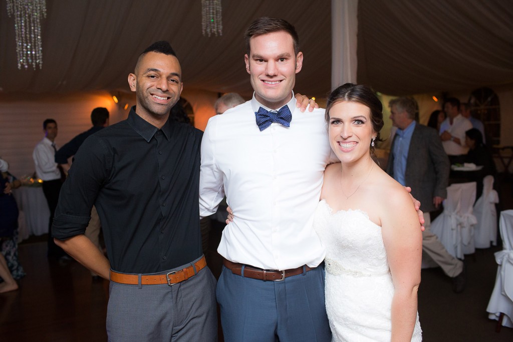 MY DJs Wedding DJ DeOndre Essex with Caldwell Bride and Groom