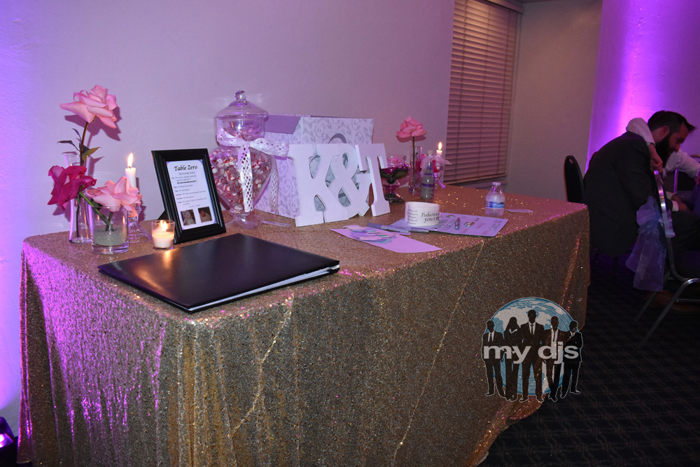 uplighting marina village wedding djs