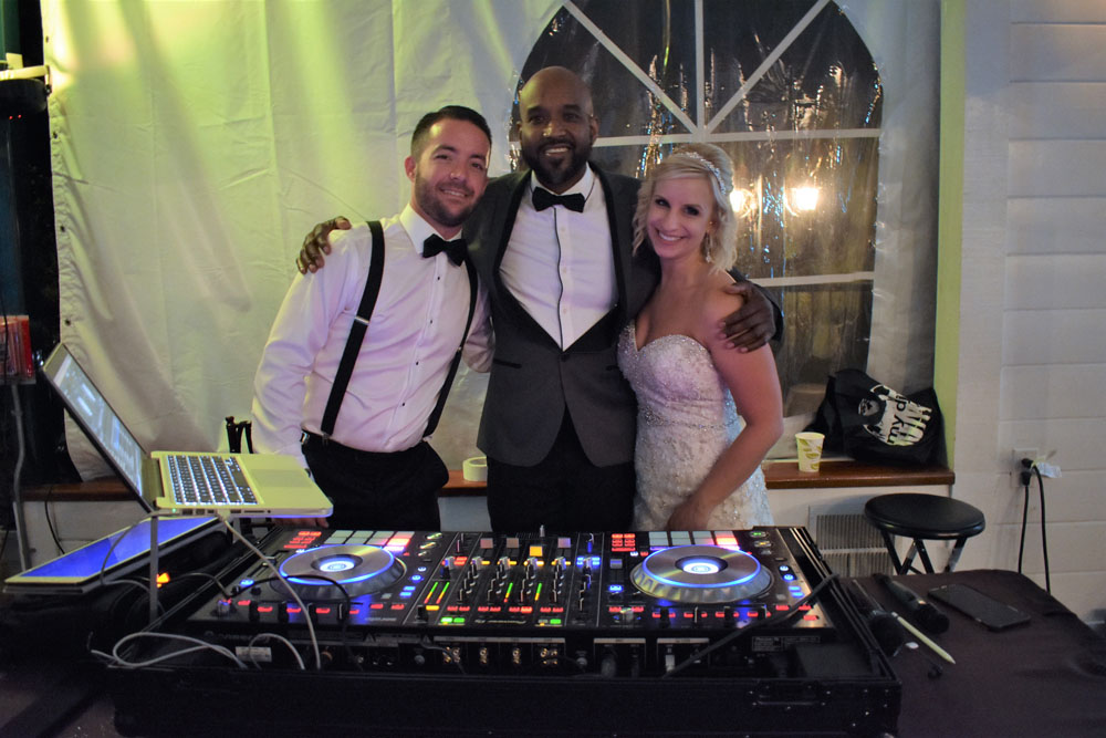 my djs bride and groom